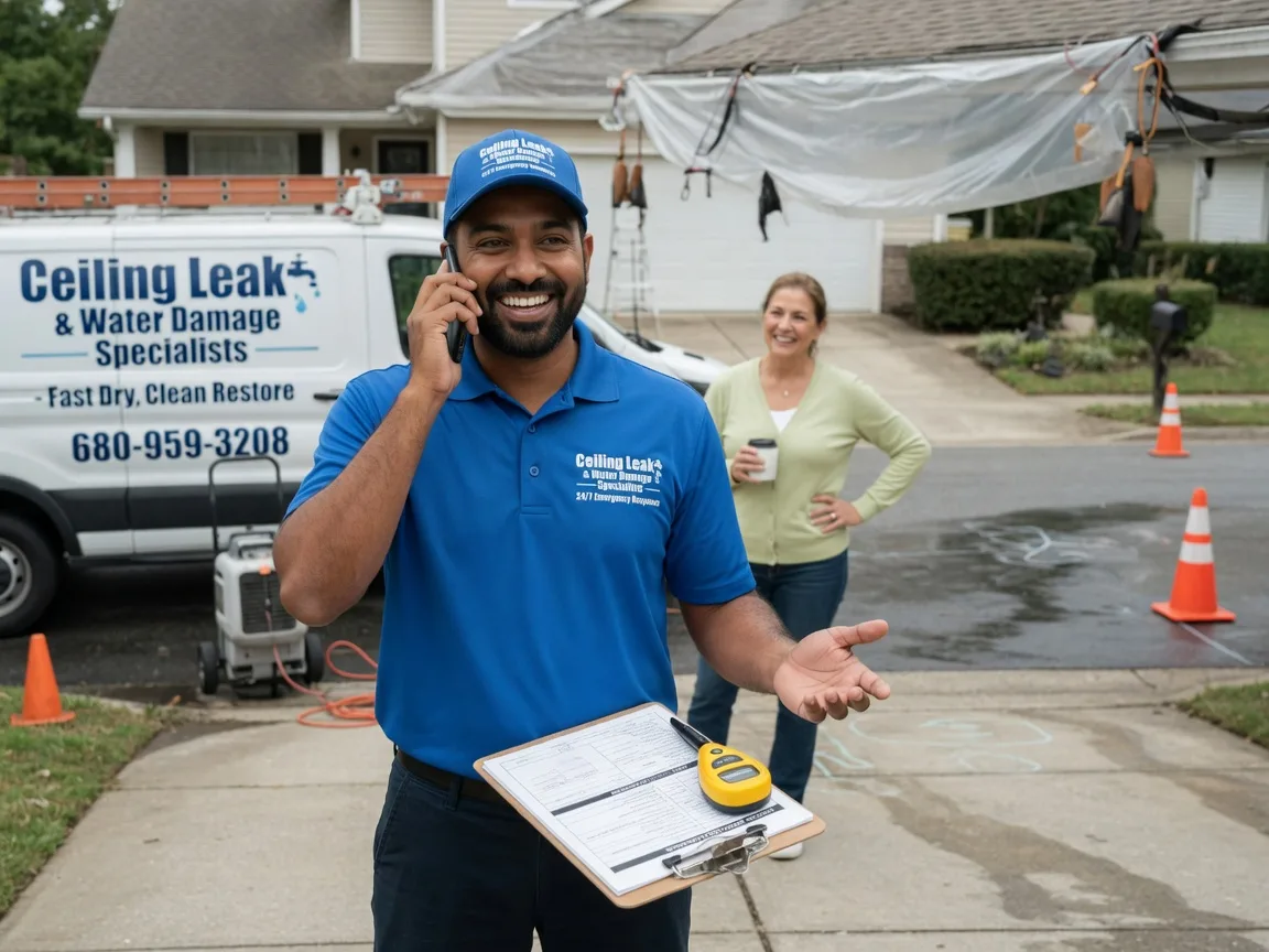 Ceiling Leak Cleanup Wrightstown, NJ FAQs